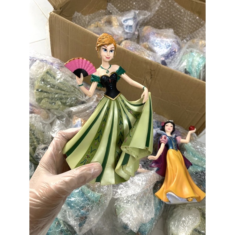 Mô hình Disney công chúa búp bê Elsa Anna Bạch Tuyết Lọ lem Jasmine