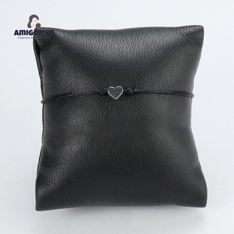 ✨✨Bộ Hai Vòng Tay Hai Mảnh Hình Nhân Vật Tình Yêu Màu Trắng Đen Đơn Giản Cho Nữ