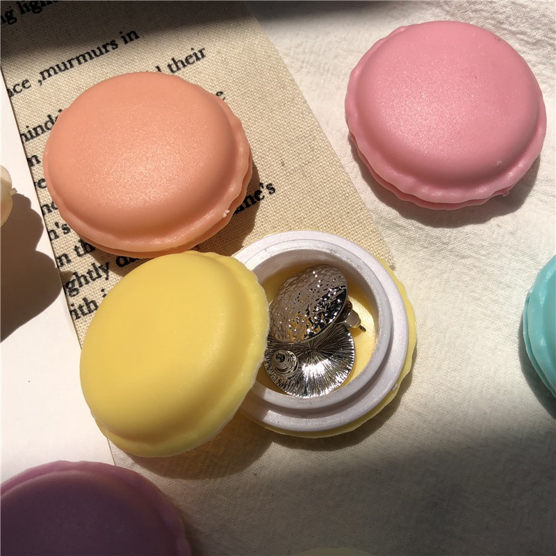 Hộp Đựng Trang Sức Hình Bánh Macaron B62 Xinh Xắn