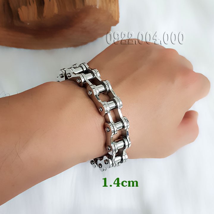 Lắc tay sên bảng 1.4cm, lắc tay nam LZ1677.