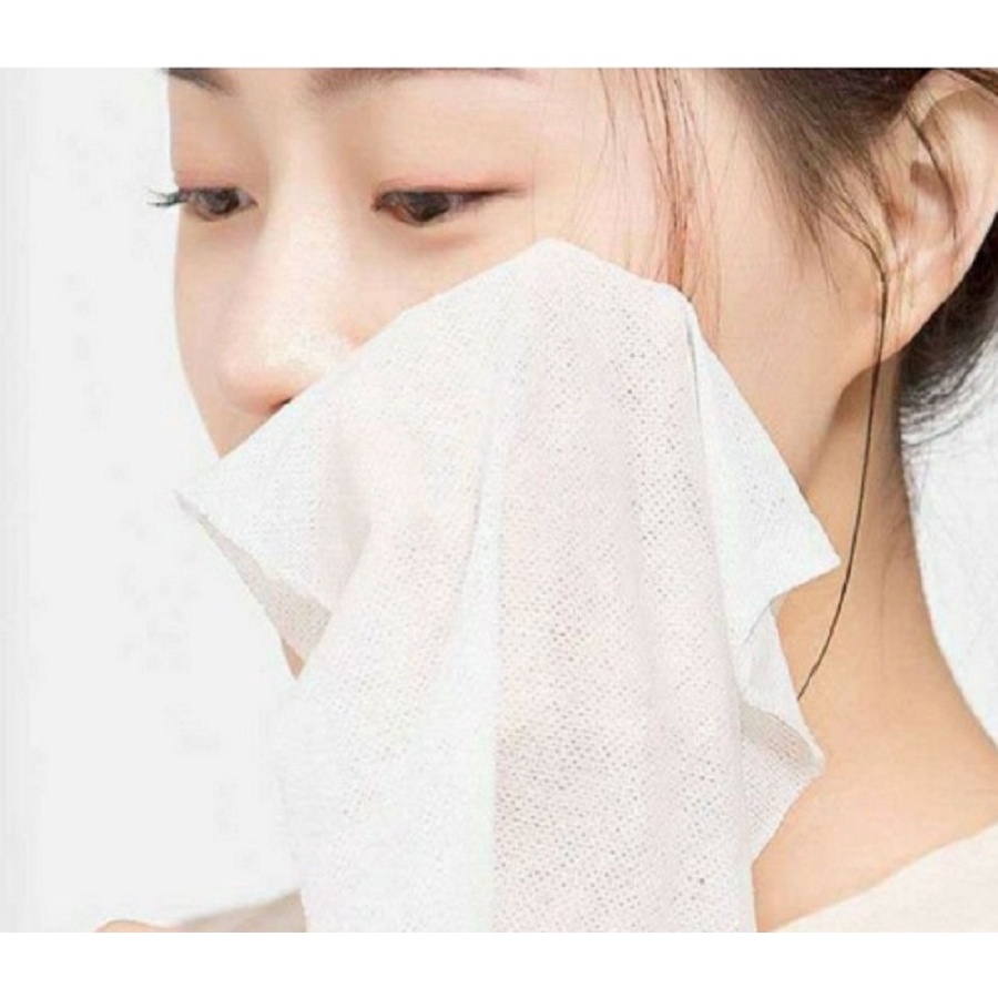 [HCM] Túi 100 viên khăn giấy nén dạng viên kẹo đa năng, tiện lợi cho du lịch