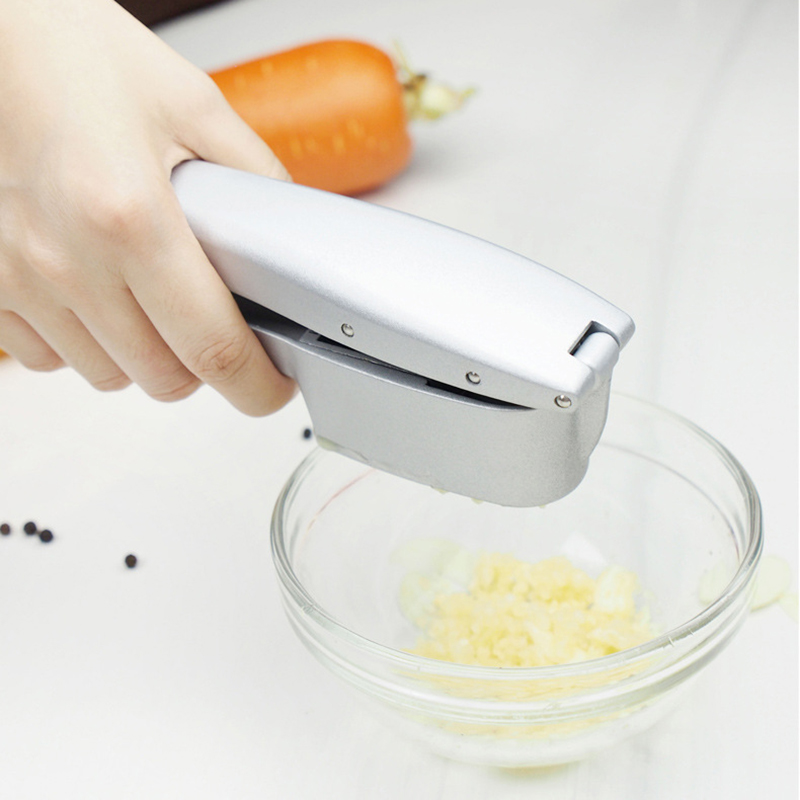 Máy ép, thái, đập tỏi 2 trong 1 inox, tay cầm mềm không làm đau tay, dễ dàng vệ sinh | BigBuy360 - bigbuy360.vn