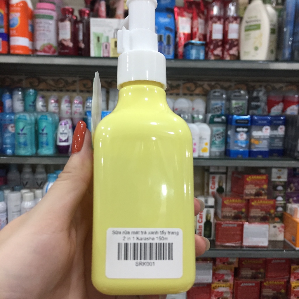 Sữa Rửa Mặt Karashe Trà Xanh Tẩy Trang 2in1 150ml