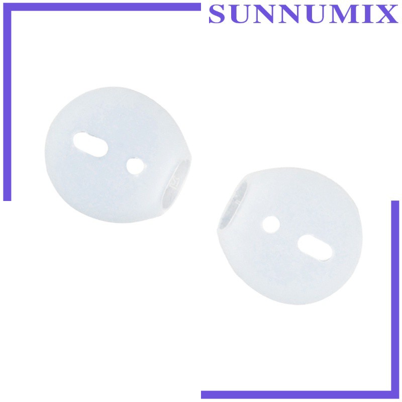 [SUNNIMIX] Pair Silicone Earbuds Tips Eartips for Apple AirPods iPhone 7 Earphone