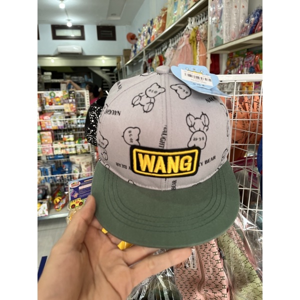 Mũ lưỡi trai thêu chữ kiểu Hiphop dễ thương cho bé 2-6 Tuổi