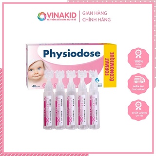 Nước muối sinh lý Physiodose Pháp tép hồng