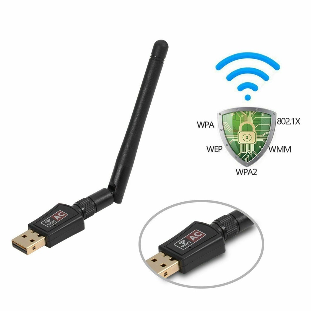 Usb Wifi 900mbps 2.4g / 5g Cho Laptop Pc | BigBuy360 - bigbuy360.vn