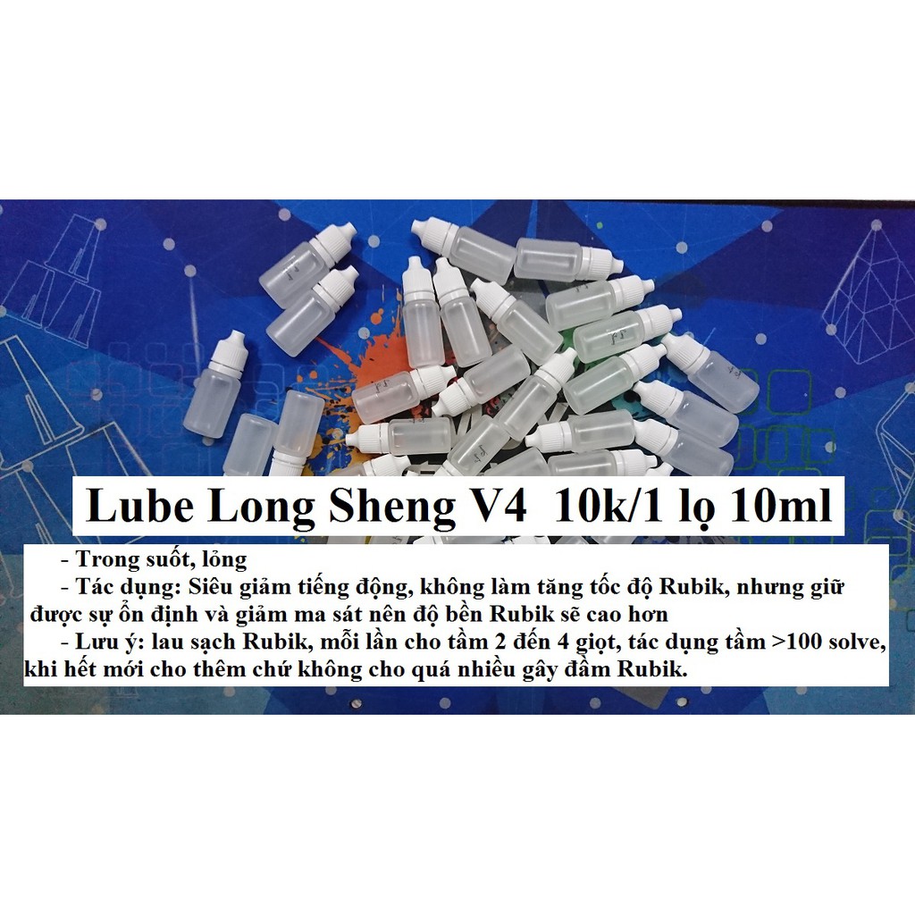 Phụ kiện Rubik. Long Sheng Lube