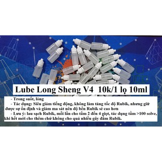 Phụ kiện Rubik. Long Sheng Lube