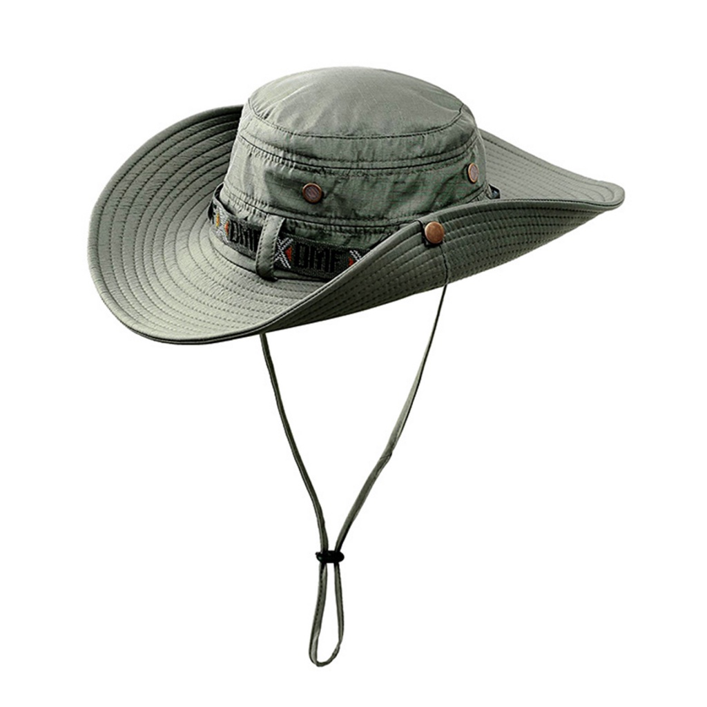 Nón Vành Rộng Phong Cách Retro Chống Nắng Ngoài Trời Cho Nam
