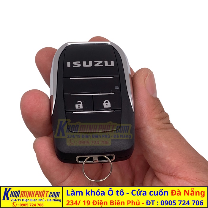 Vỏ chìa khóa xe Isuzu Mux, Dmax đời 2020-2023 Vỏ Khóa Ô tô Đà Nẵng