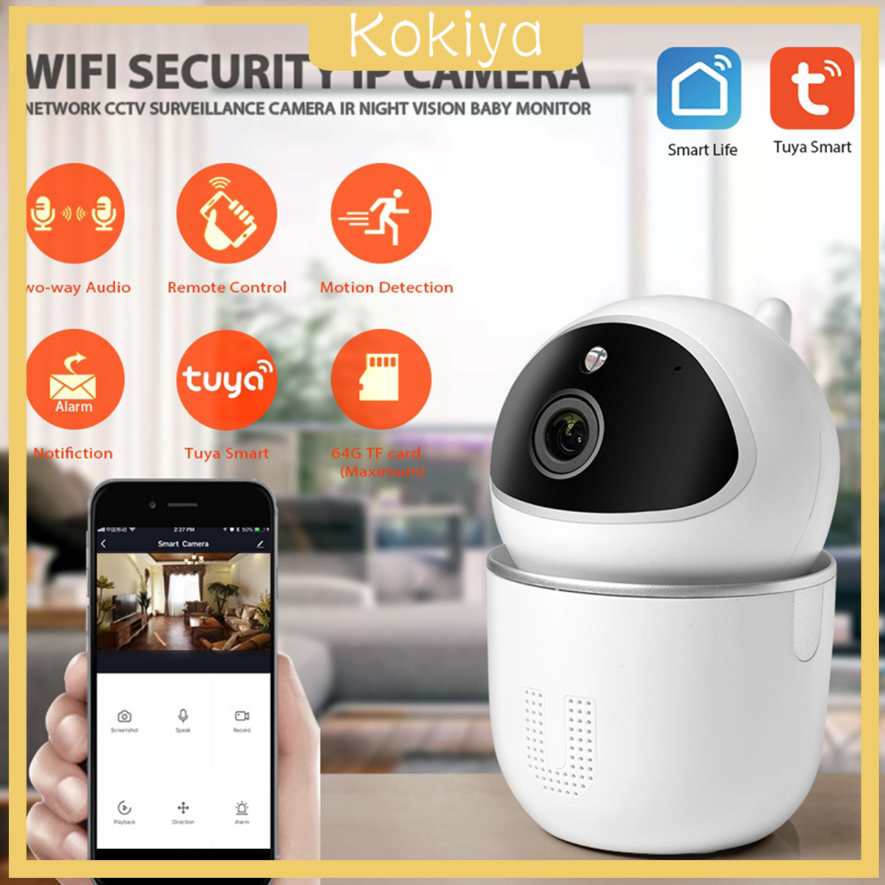 Camera An Ninh Trong Nhà Không Dây Wifi 1080p