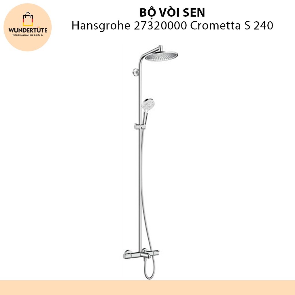 Bộ Sen Vòi Hansgrohe 27320000 Crometta S 240 (Made in Germany)