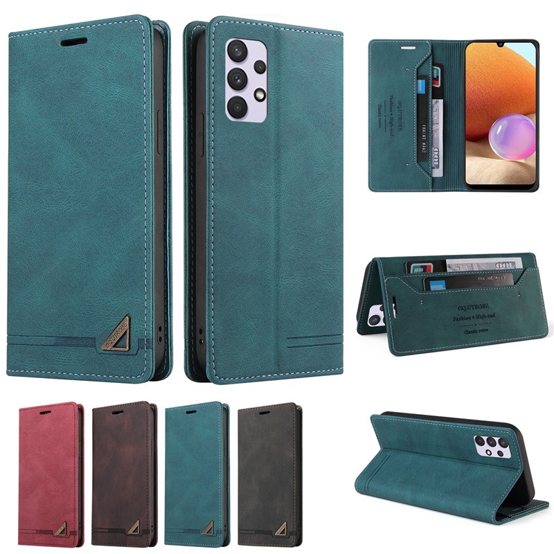 Ốp Lưng Sang Trọng Cho Samsung Galaxy A13 A53 5G A33 5G A23 M13 5G A73 5G A22 M13 4G M23 5G S22 Plus S22 + S22 Siêu Retro Ví Da PU Mềm Flip Skin Stand Case