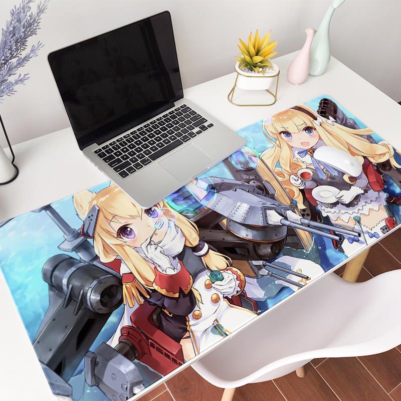 Miếng Lót Chuột Và Bàn Phím Chống Trượt In Hình Cây Cối Dành Cho bilibili azur lane