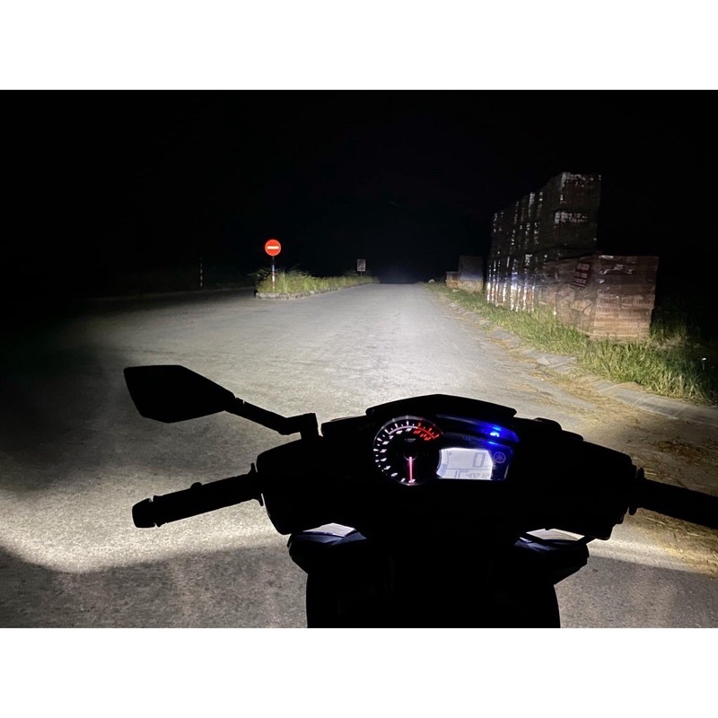 Đèn pha led bi cầu T2 bản pro mới nhất kính ánh tím lắp ô tô xe máy. ông trùm phân khúc bóng led bi cầu mini