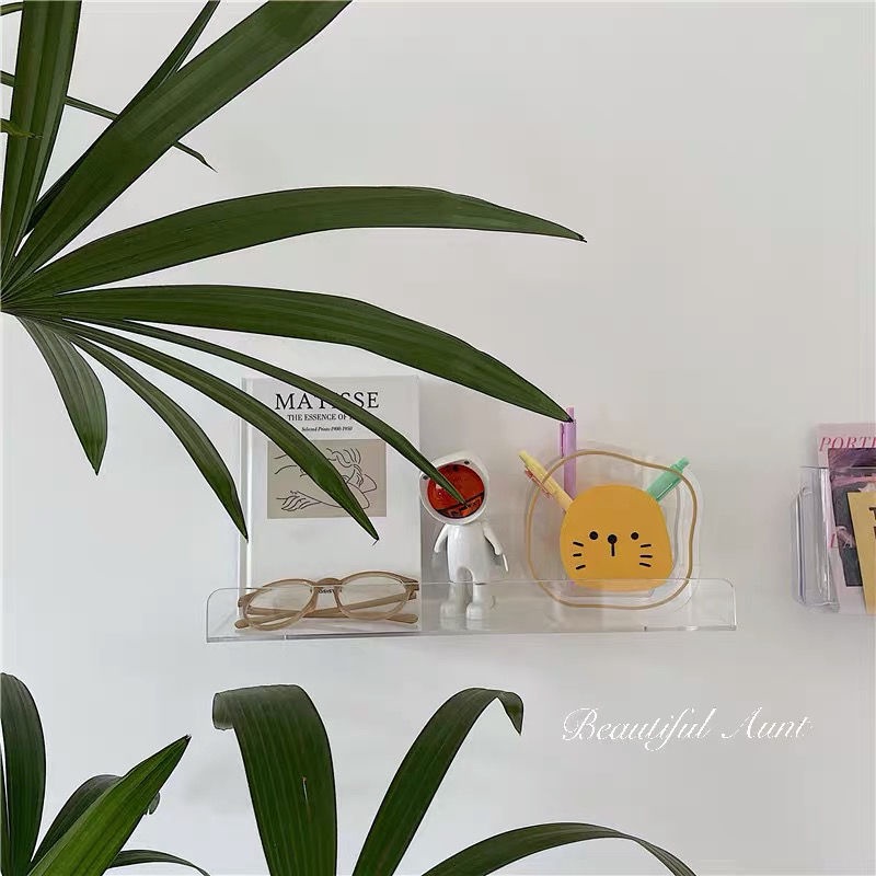 Kệ Đựng Đồ Dùng Bằng Acrylic Trong Suốt Tiện Dụng Cho Nhà Tắm/ Nhà Bếp