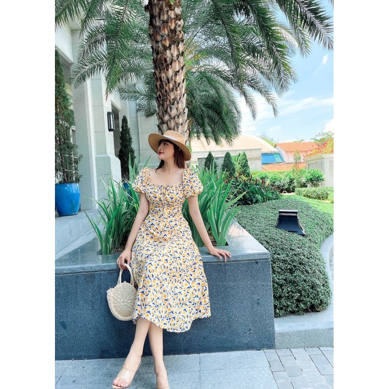 [HÀNG THIẾT KẾ CAO CẤP LOẠI 1, kèm ảnh thật ]VÁY HOA TIỂU THƯ BÁNH BÈO | BigBuy360 - bigbuy360.vn