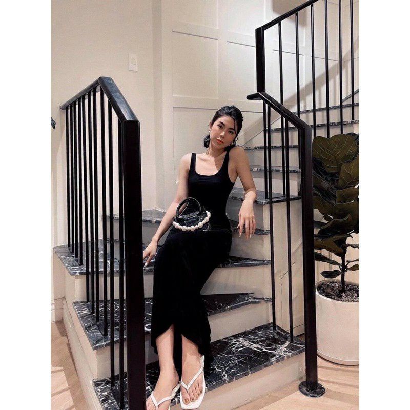 ĐẦM MAXI TRƠN THUN COTTON DẺO SIÊU CO GIAN_HÀNG CAO CẤP BAO CHUẨN CHẤT CHUẨN FORM_BẢNG MÀU ĐẸP MÊ LY_FREESIZE