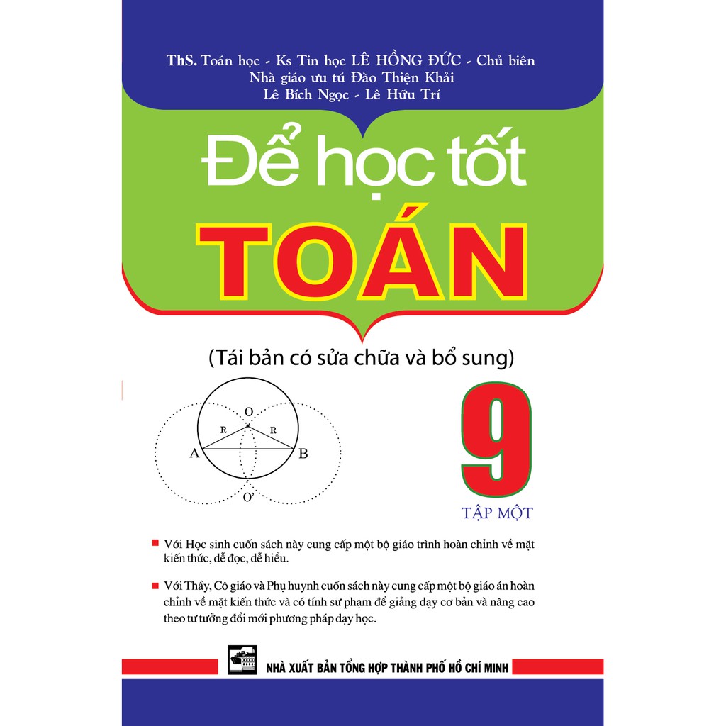 Sách - Combo Để Học Tốt Toán 9 ( Tập 1 + Tập 2 )