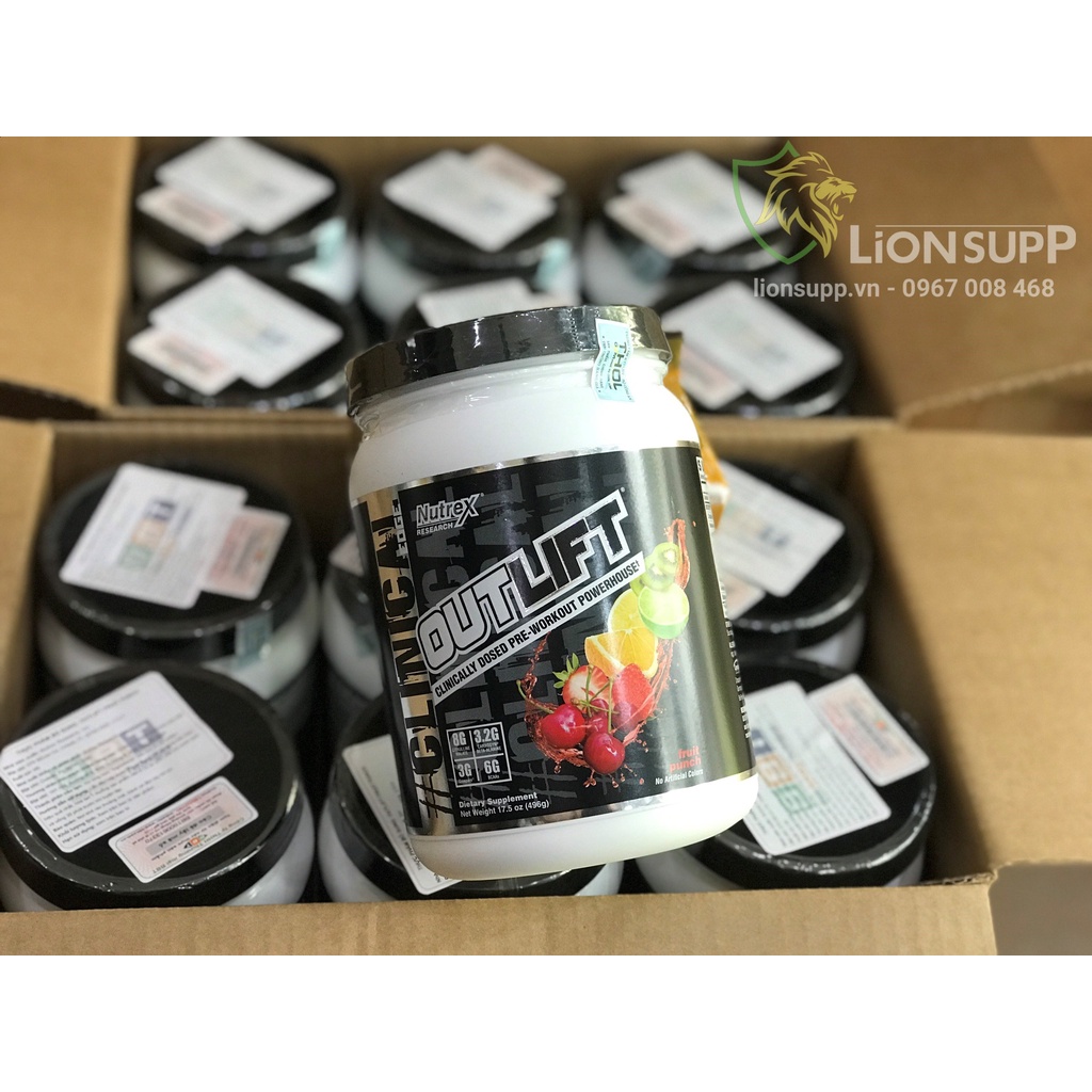 Pre workout Nutrex OUTLIFT - Tăng Sức Mạnh Khủng Nhất