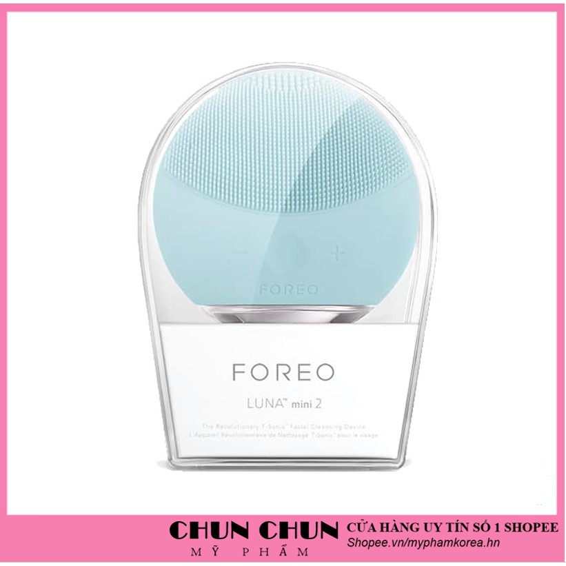 [Hàng Auht Hàn Quốc] Máy rửa mặt có chế độ sóng siêu âm cao cấp Masage FOREVer LUNA MINI 2