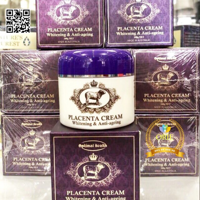 KEM NHAU THAI CỪU ÚC - PLACENTA CREAM WHITENING & ANTI-AGEING (100g)