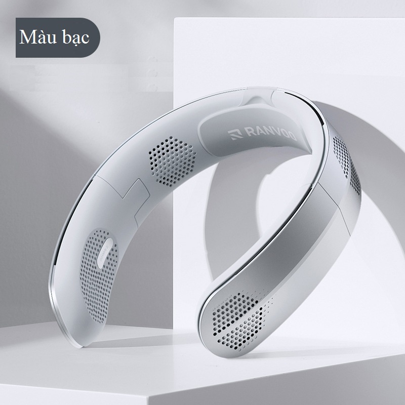 Quạt đeo cổ điều hòa không khí cao cấp thế hệ mới, quạt treo cổ mini mát lạnh dùng khi tập thể dục, dã ngoại