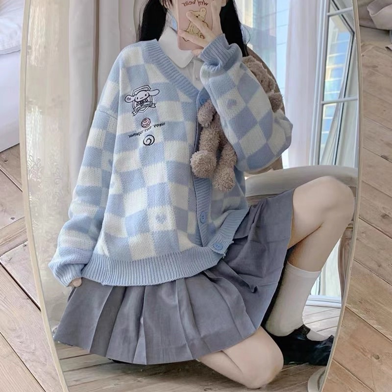ÁO KHOÁC CARDIGAN CINNAMOROLL SIÊU XINH