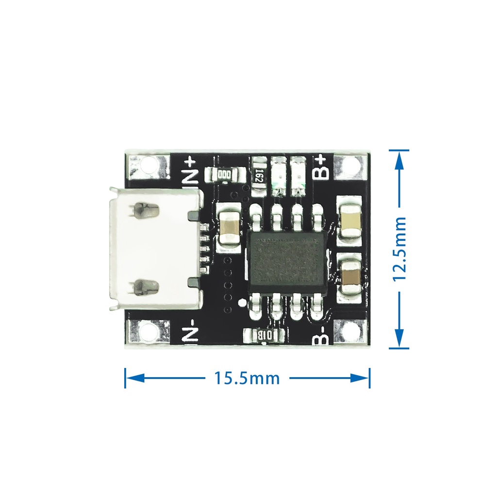 Bảng mạch sạc pin Lithium Tp4056 18650 1A 5V micro USB loại C cho Arduino