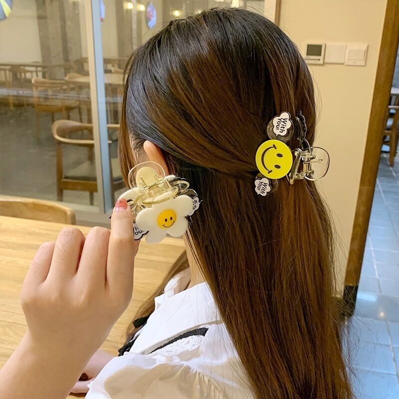 Kẹp tóc hình đám mây hoạt hình phong cách Nhật Bản xinh xắn cho nữ
