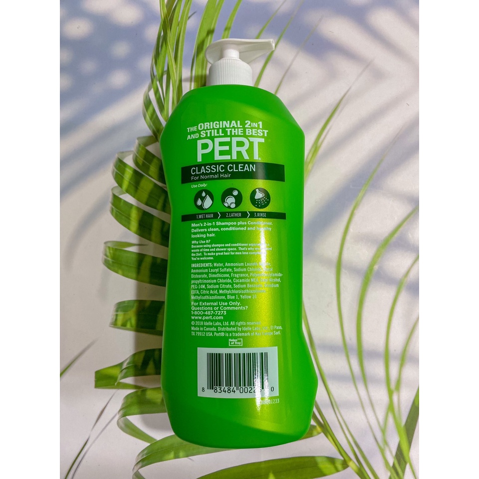 Dầu Gội - Xã Pert 2in1 - 1000ml Hàng Mỹ