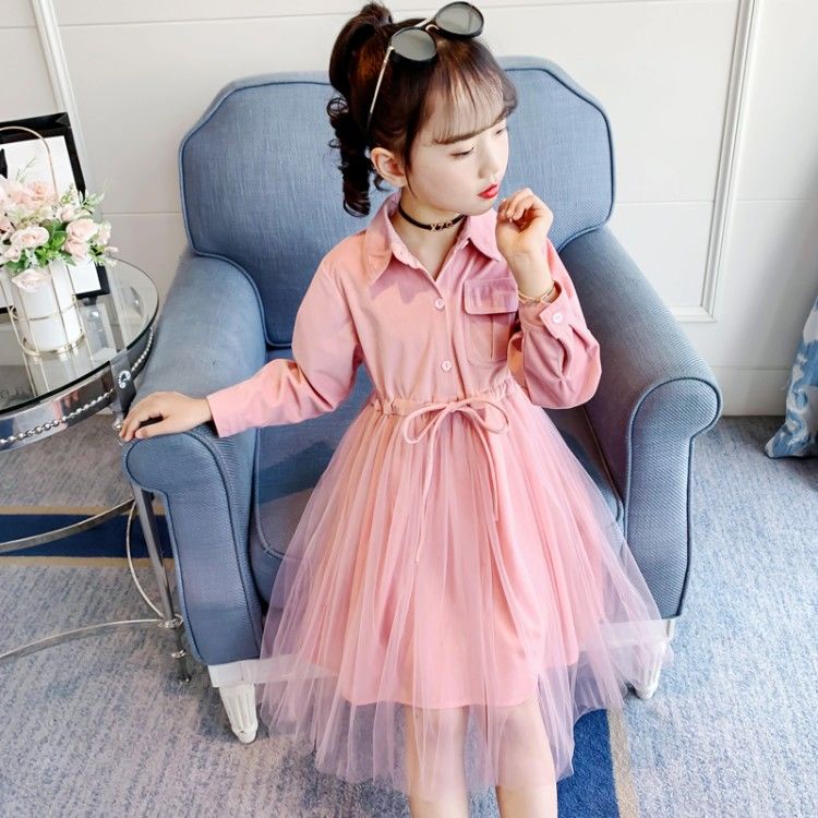 Đầm Tay Dài Dáng Rộng Phong Cách Thời Trang Mới 2022 Cho Bé Gái