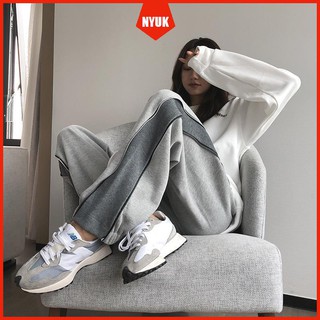 Quần dài nữ lưng cao ống rộng thời trang