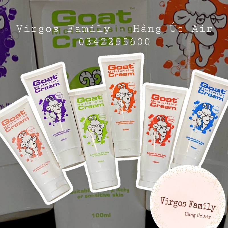Kem dưỡng ẩm da khô nẻ Goat Moisturising Cream 100ml