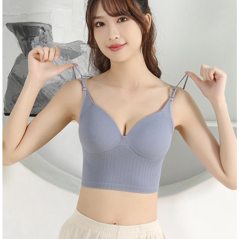 196511 Big U Beauty Back Bare Ammonia Áo Lót Không Gọng Không Đường May Dây Cố Định Cúp Ngực