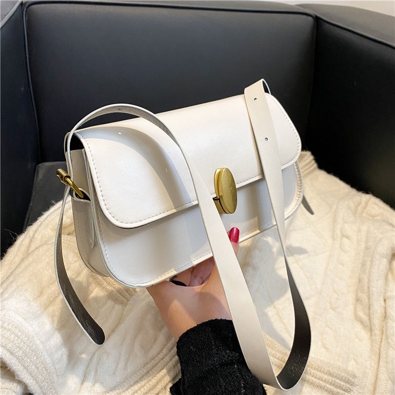 Túi đeo vai thời trang retro đơn giản cá tính cho nữ 2021