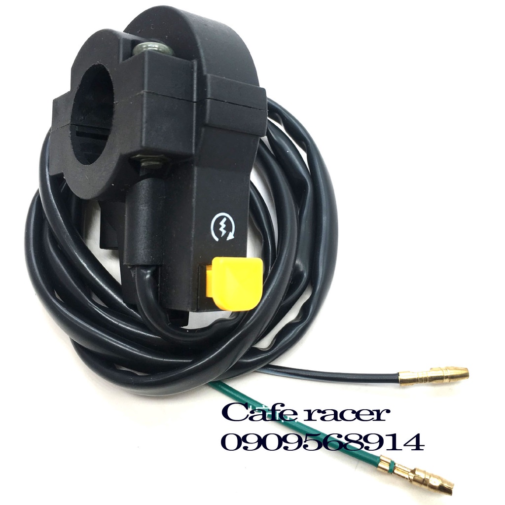 Cùm công tắc đề có ống dây ga dùng ghi đông 22mm
