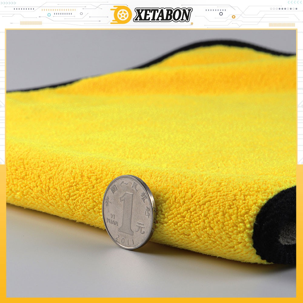 Khăn lau xe chuyên dụng 30x60 Chất Vải Mềm Mại , Thấm Hút Tốt, Chuyên Dụng Lau Rửa xe Ô Tô