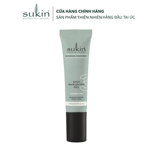 Gel Giảm Mụn Sukin Blemish Control Spot Banishing Gel 15ml