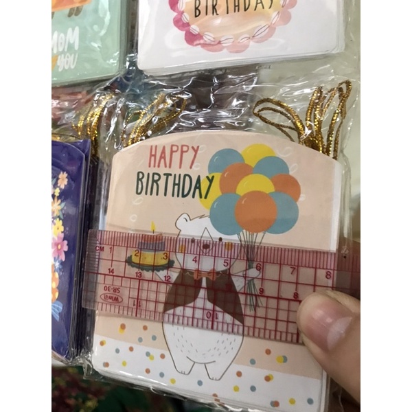 Combo 160tấm thiệp chúc mừng có dây treo