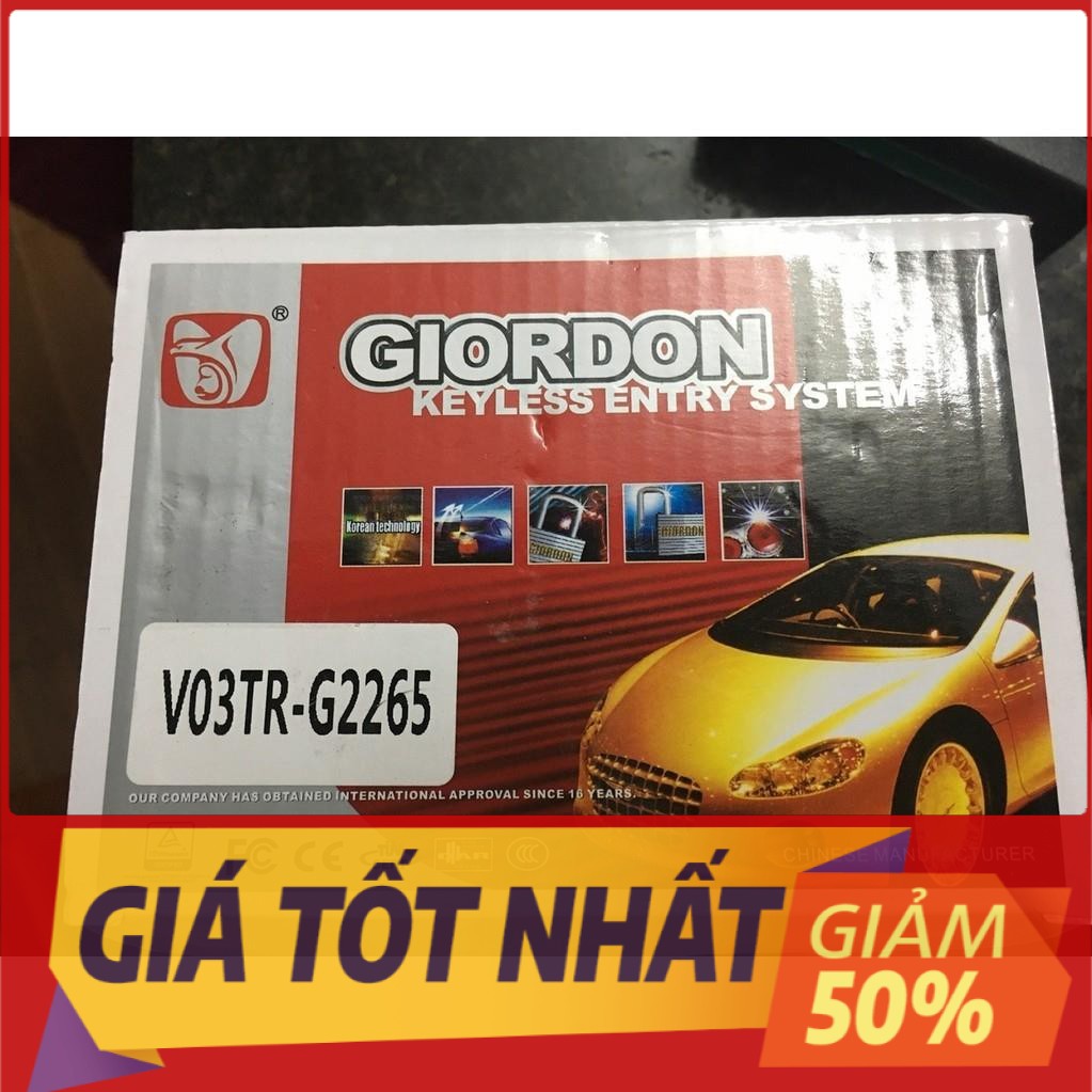 Bộ điều khiển khóa cửa ô tô Giordon 12V/-G2265