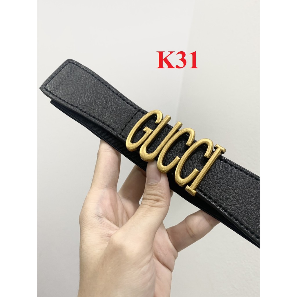 Đai váy Belt G đồng trơn 3.5cm K31