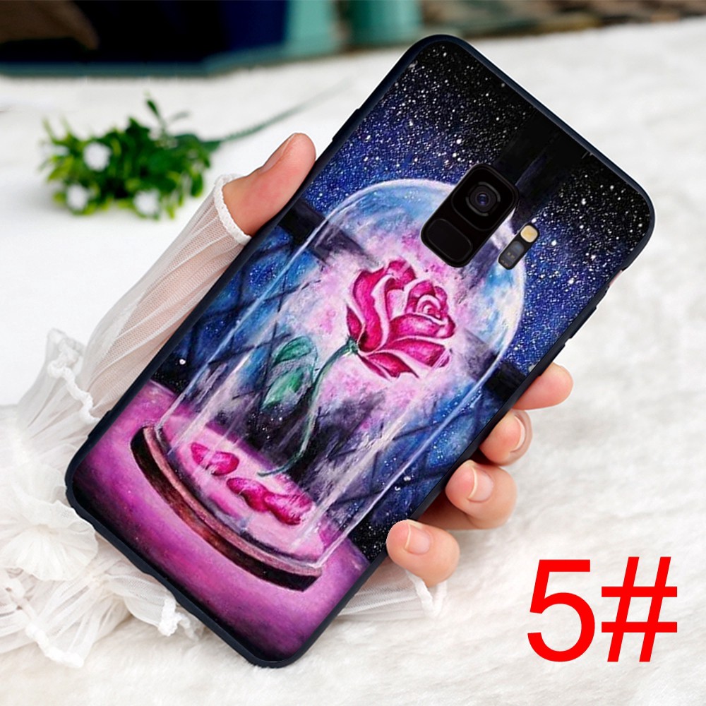 Ốp Lưng Mềm In Hình Beauty And The Beast Cho Samsung Note 20 Ultra 10 Plus 9 Lite 8 Pro A02S A42