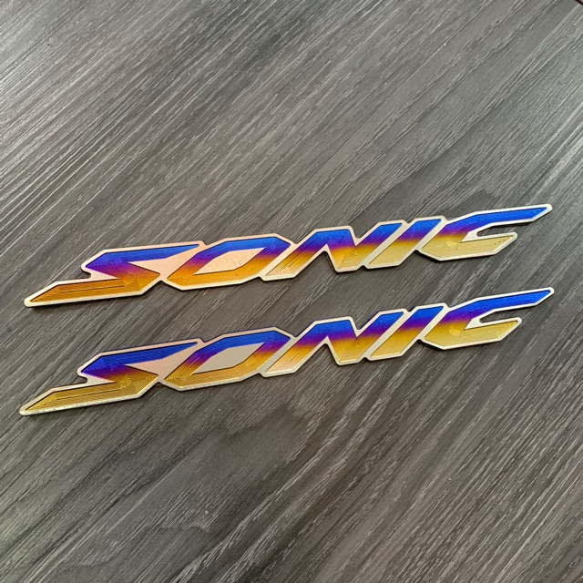 Tem titan chữ Sonic-giá 1 cặp