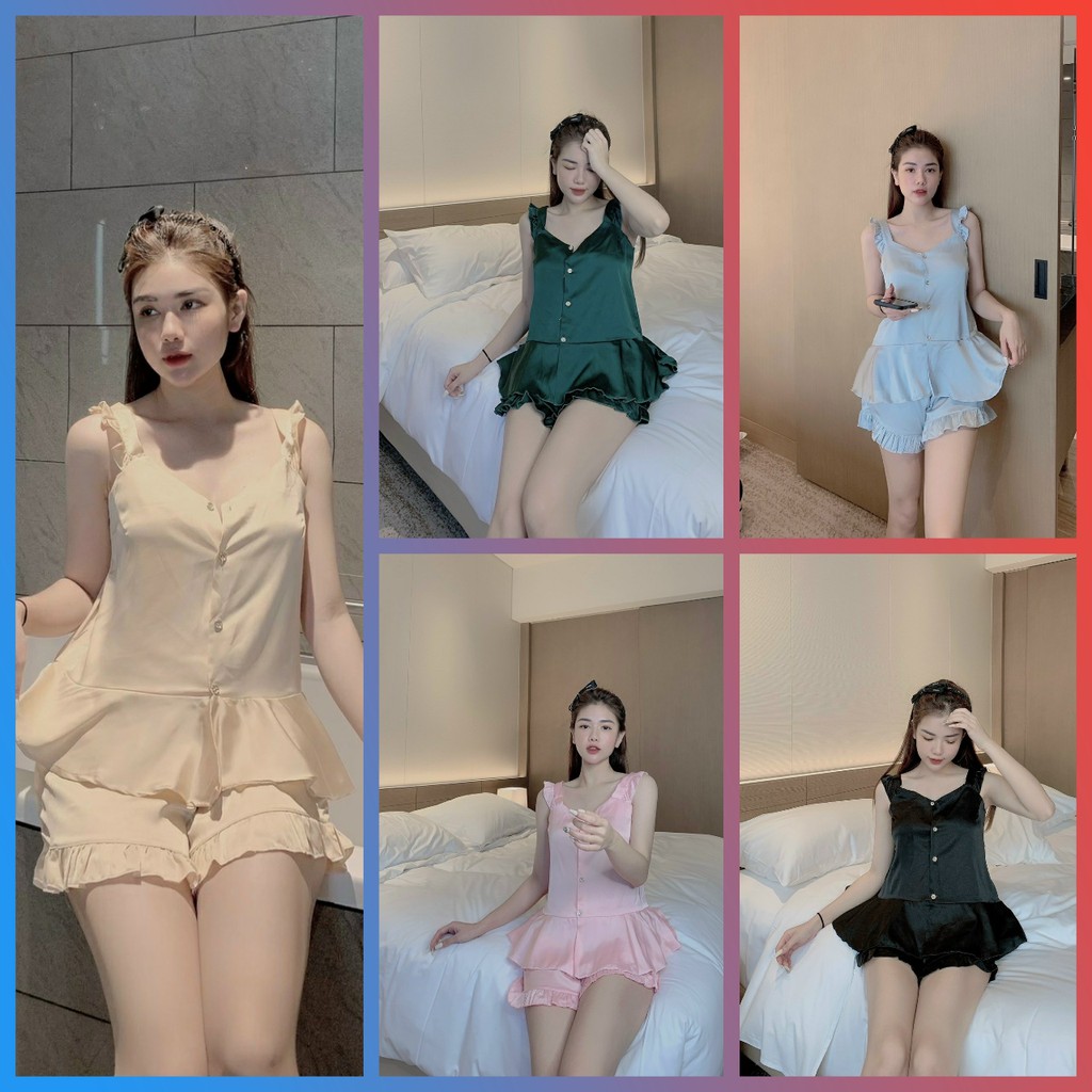 Set đồ nữ mặc nhà lụa cao cấp ❌ ẢNH THẬT 💯%❌