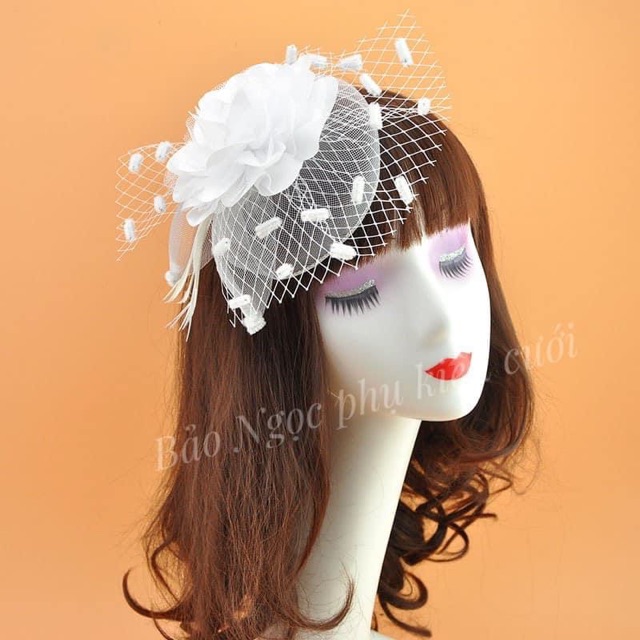 Mũ lưới cho cô dâu (mã MU003)