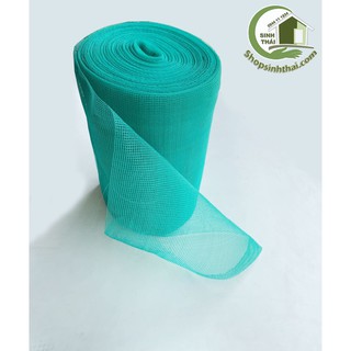 Lưới cước màu xanh, lỗ vuông nhỏ [ 1 mét x khổ 50cm] lưới chặn côn trùng, lưới làm chuồng trại, hàng rào