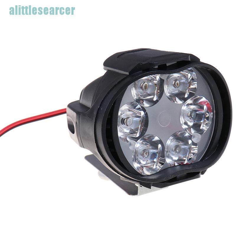 1 Đèn Pha Trắng 6 Bóng Led Drl Cho Xe Hơi