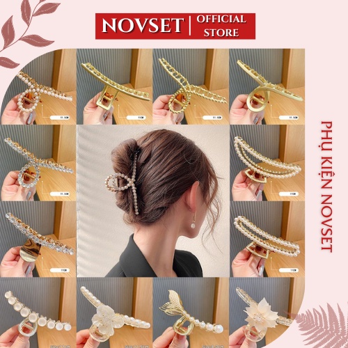 Kẹp Tóc Hợp Kim Cỡ Lớn Kiểu Hàn Quốc Xinh Xắn Cho Nữ [ MÃ C604 ]